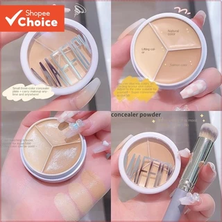 Paleta De Corretivo De Três Cores Maquiagem À Prova D'água De Longa Duração Para Contorno De Rosto E Olhos Festa De Verã em Oferta na Shopee