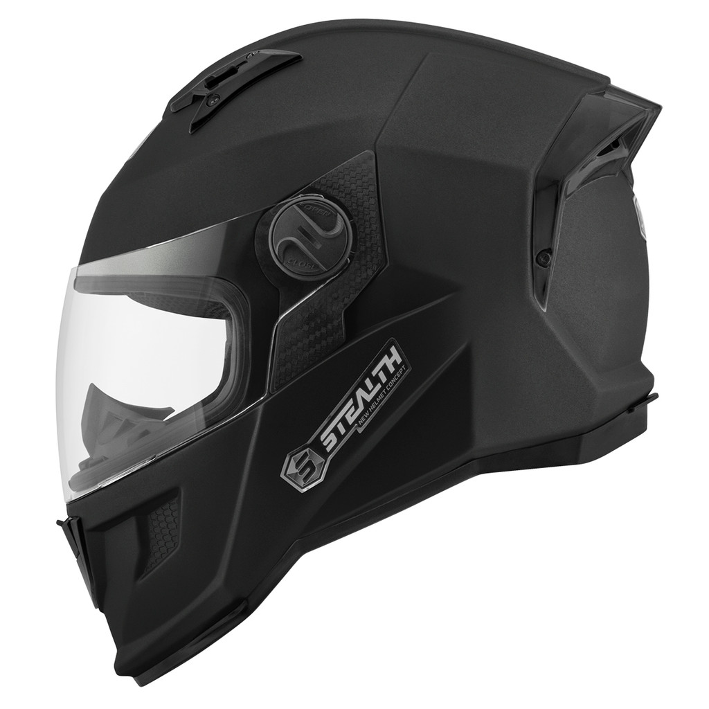 Capacete Fechado Pro Tork Stealth Solid Esportivo Viseira Cristal Masculino Feminino Pintura Lisa