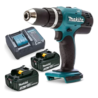 Furadeira Parafusadeira Impacto Makita Sem Fio 1/2" 13mm 18v Dhp453 Com Baterias 3Ah E Carregador em Oferta na Shopee