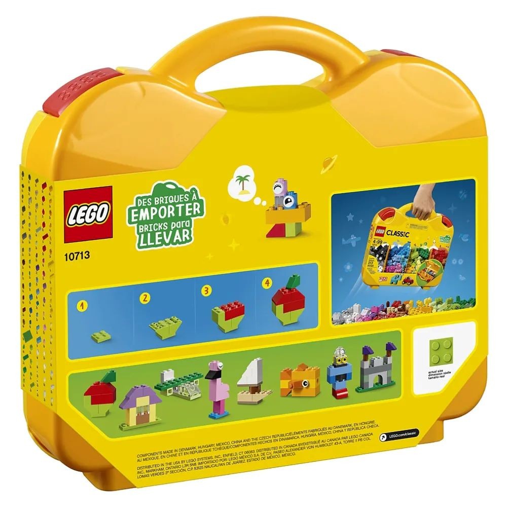 MALETA LEGO CLASSIC DA CRIATIVIDADE 213 PEÇAS 4111110713 | Shopee