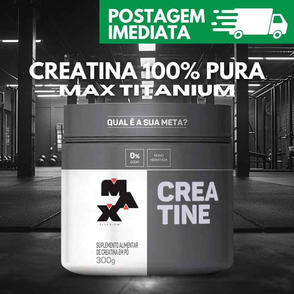 Creatina 100% Pura Max Titanium: Onde Comprar | BuscaProdutos