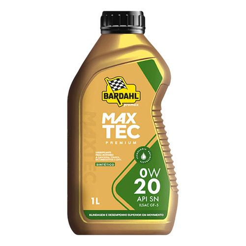 Oleo Sae 0w20/api Sn Plus Maxoil Sintetico 1l Bardahl | Shopee Brasil