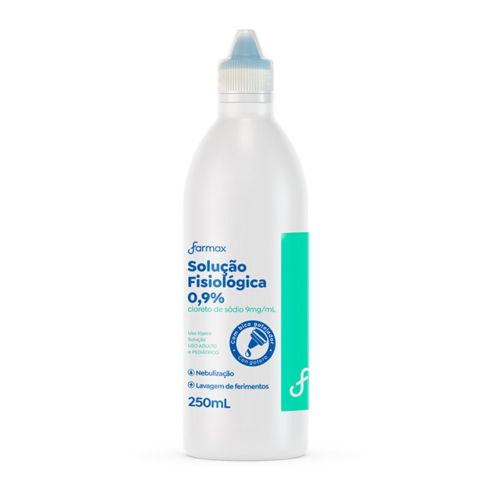 Soro Fisiológico 250ml Com Gotejador Farmax | Shopee Brasil