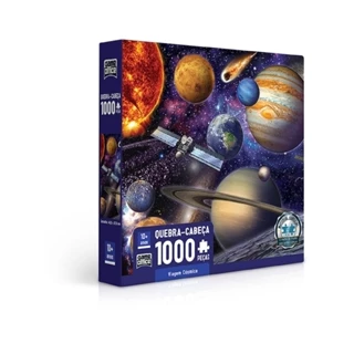 Quebra Cabeça Viagem Cósmica 1000 Peças 2722 - Toyster