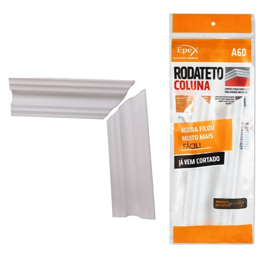 Moldura Rodateto Epex com 2un 24cm - Canto A60