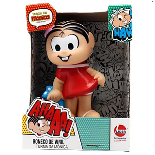 Boneco Vinil Mônica 18cm 2853 - Líder Brinquedos