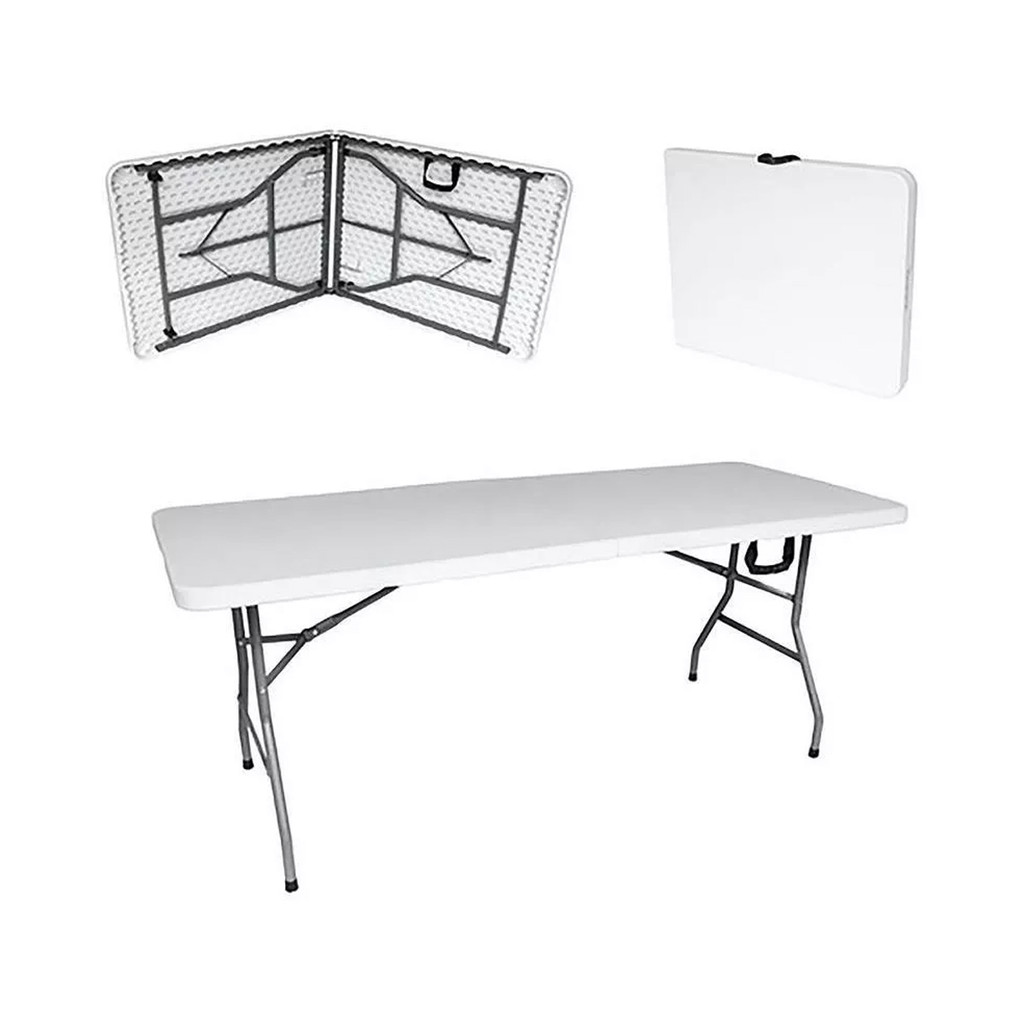 Mesa Dobrável 1,80m Portátil Vira Maleta Mesa Multifuncional | Shopee ...