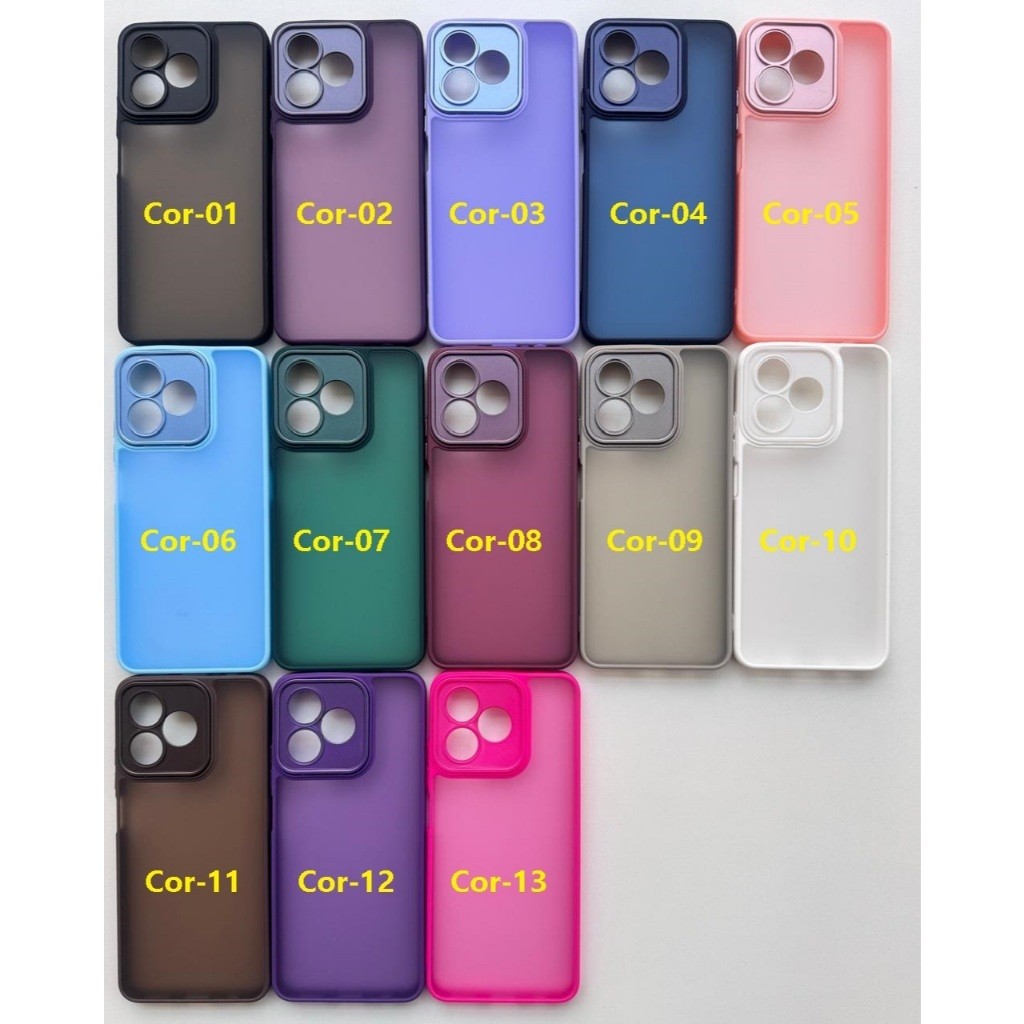 Capa Capinha de Celular Para Xiaomi Redmi Note 14 5G - Capa Fosca ...