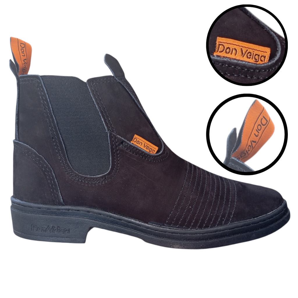 Bota Botina Masculina Feminina Vaqueiro Vaquejada