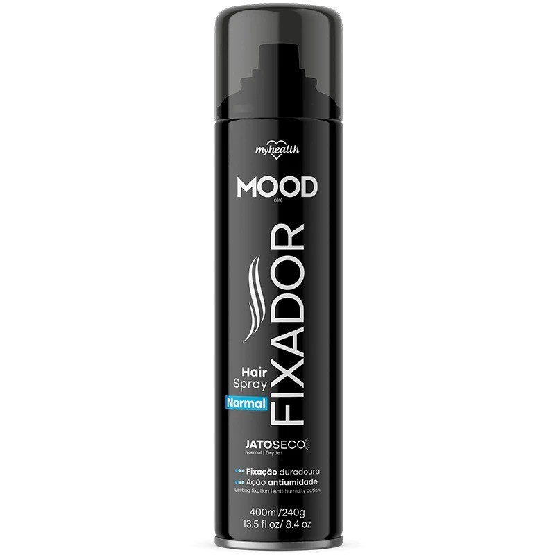 Spray Fixador Para Cabelo Mood Normal, Forte e Extra Forte 400ML - My ...