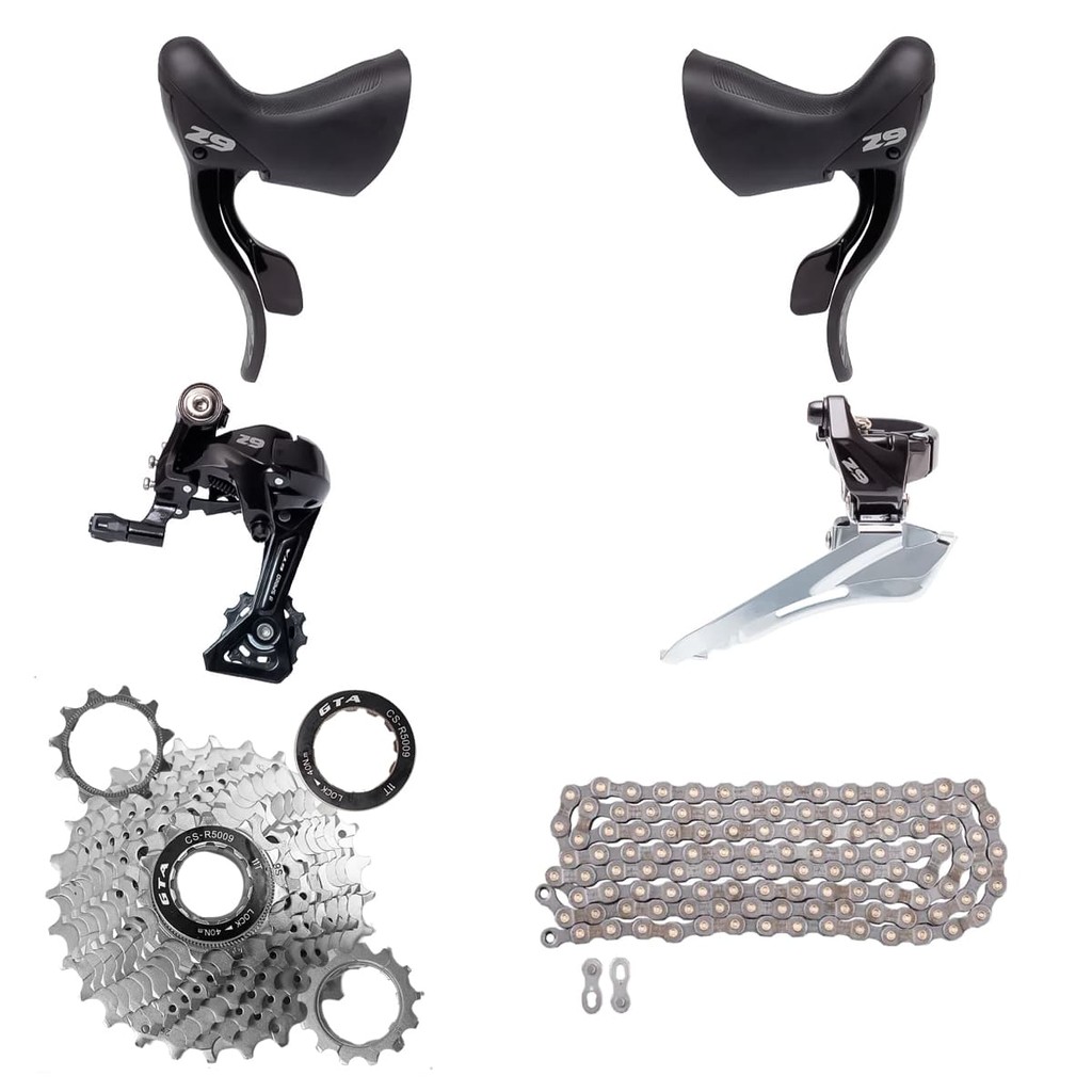 Kit de Transmissão Speed e Gravel 2x9V 18V GTA Z9 - Cambios