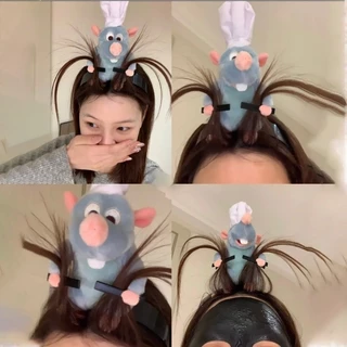 Tiara Ratatouille Cabelo Novo Desenho Animado Pelúcia Fantasia
