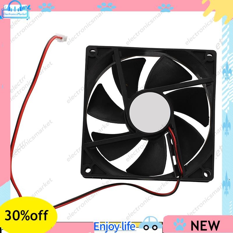 90mm x 25mm DC 12V 2Pin Ventilador De Resfriamento Para Computador Caso ...