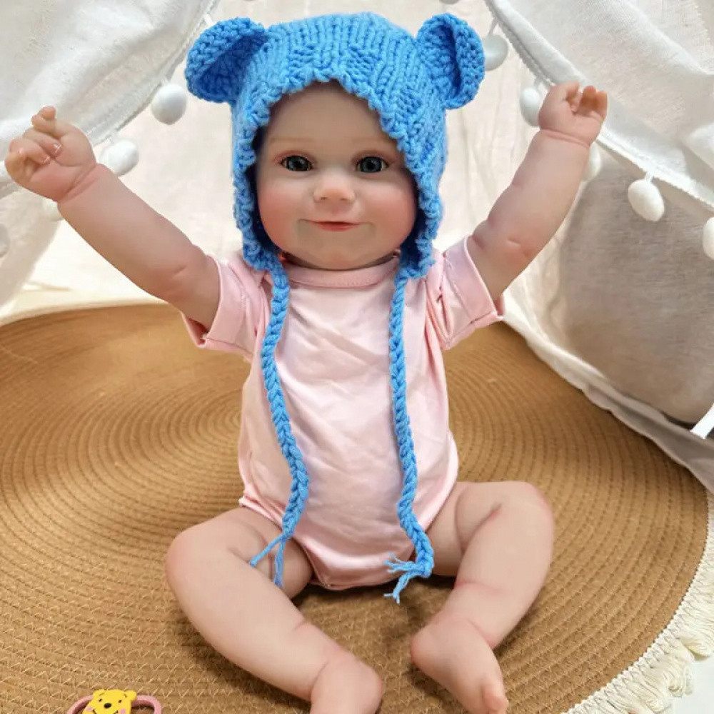 Boneca Bebê Reborn Girafinha Realista Silicone Menina Pode dar Banho