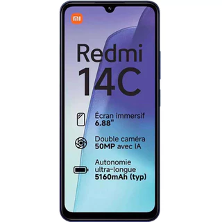 (Novo) Xiaomi Redmi 14C Azul 8GB+256GB RAM,4GB+128GB RAM