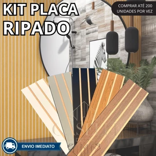 Kit 200 Placas Para Painel Ripado MDF 45x11 De Alta Qualidade - VARIOS KITS - ENVIO IMEDIATO