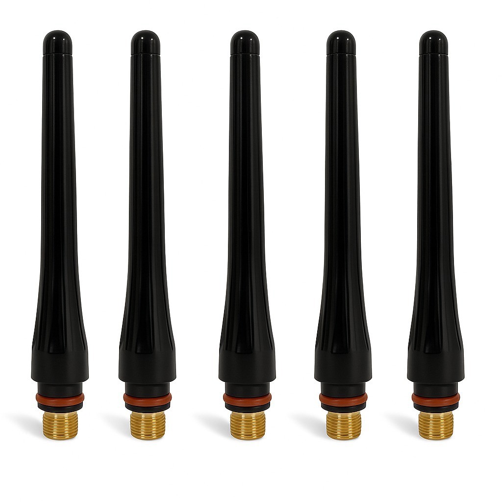 Kit 5 capas longas modelo 57Y02 para tochas tig WP-17, WP-18 e WP-26 ...