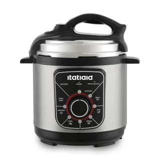 Panela De Pressão Elétrica Essencial 900W Inox Itatiaia 5l 127v em Oferta na Shopee