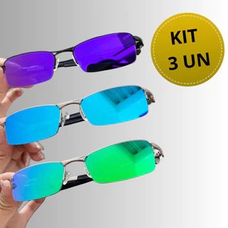 KIT 3 Lupinha do Vilão Espelhada Lupa de Vilão Top Proteção UV400