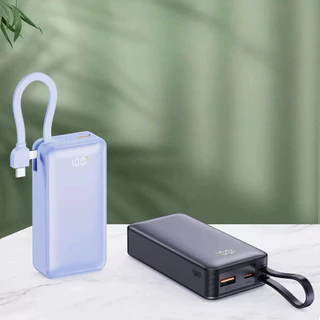 Banco de energia portátil de 10000mAh com Tipo C, cabo de dados IOS, carregamento rápido, Marisa em Oferta na Shopee