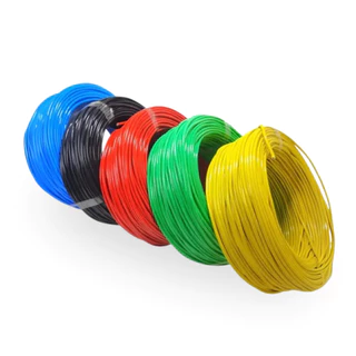 Cabo Fio Eletrico Flex Sil Rolo 100M 1,5mm 750V Flexível Várias Cores Instalações Elétricas Empresas Luz Iluminação