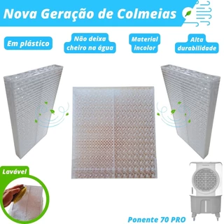 Colmeia Plástica Lavável para Climatizador - Ponente 70 PRO