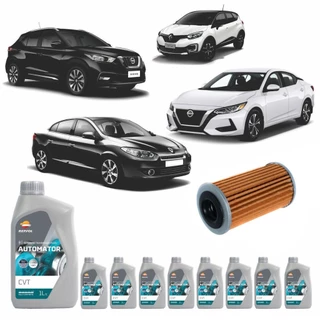 Kit Troca óleo+Filtro Câmbio Automático Kicks Sentra CVT NS3
