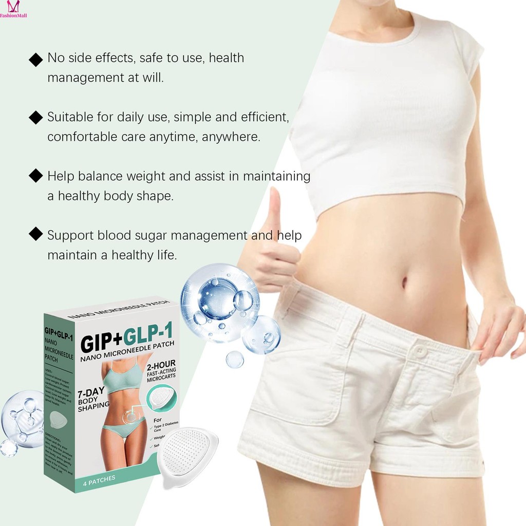 GIP GLP-1 Patches Para Mulheres Remendo De Cuidados Corporais Massagem ...