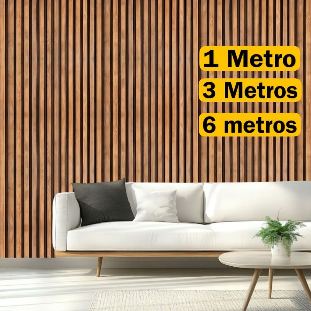 PAPEL DE PAREDE ADESIVO RIPADO - MADEIRA SALA QUARTO COZINHA FACIL INSTALAÇAO ENVIO FULL IMEDIATO