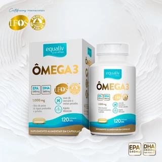 Suplemento Alimentar Omega 3 com 120 Capsulas - Equaliv
