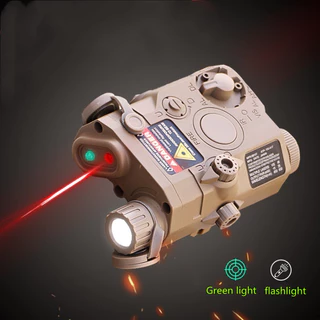 Nova Lanterna Externa BK/DE PEQ-15 Luz Laser Protetor de Mão 20MM H66G