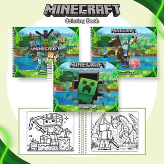 Livro de Colorir Minecraft Capa Dura ( Enviamos Imediatamente )