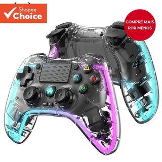 VILCORN Controlador Sem Fio Colorido para PS4 Slim/Pro, Nintendo Switch Lite/OLED