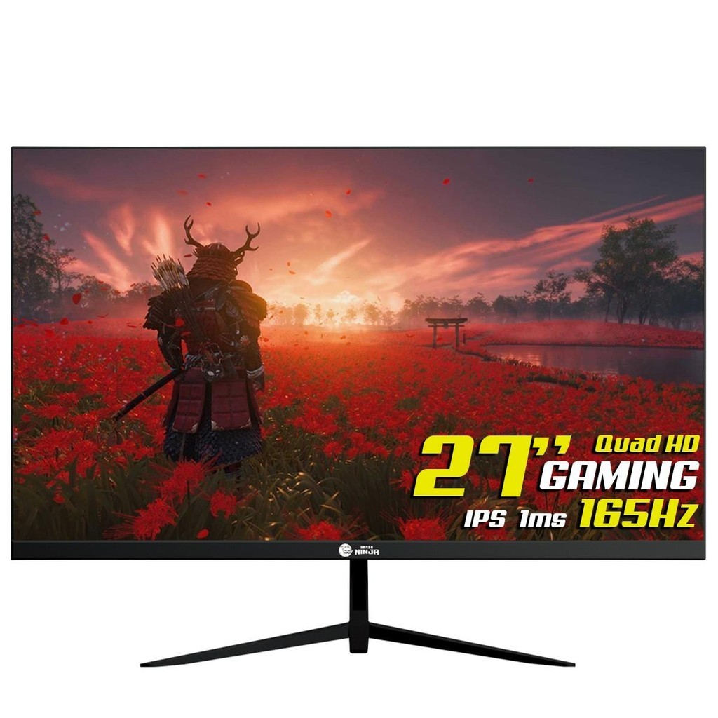 Monitor Gamer Ninja Tenseigan, 27 Polegadas, Quad HD, IPS, 1ms, 165Hz ...