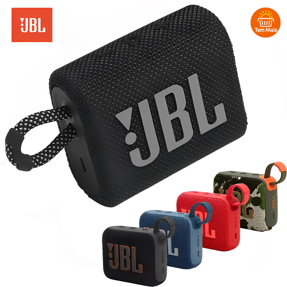 Caixa de Som GO3 GO4 Multifuncional Bluetooth À Prova d'Água Bateria Esportiva