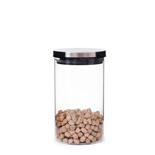Pote Hermético De Vidro Borossilicato Com Tampa De Inox 850ML em Oferta na Shopee