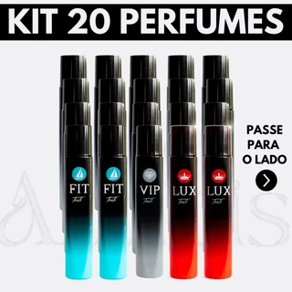 Kit 20 Perfumes Touti (Escolha as Fragrâncias Pelo Chat)