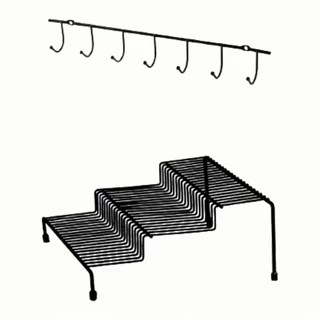 Kit Suporte Multiuso Org/ De Tempero Preto 30070090 - Mor