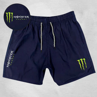 Bermuda Masculino Elastano Modelo Academia - Mo_nster 02 - Esportivo Ideal para lazer corridas e esportes Promoção