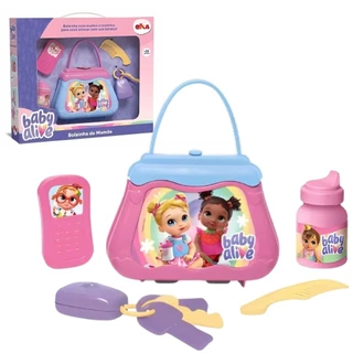Brinquedo Bolsinha da Mamãe Baby Alive C/ Acessórios - Elka