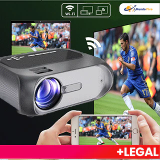 Projetor LED T7s 4.000 lúmens 1080P Full HD sem fio na mesma tela Interface HDMI com suporte para tensão 110V / 220V em Oferta na Shopee