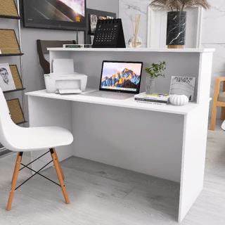 Balcão Para Recepção Organizador Branco em Oferta na Shopee