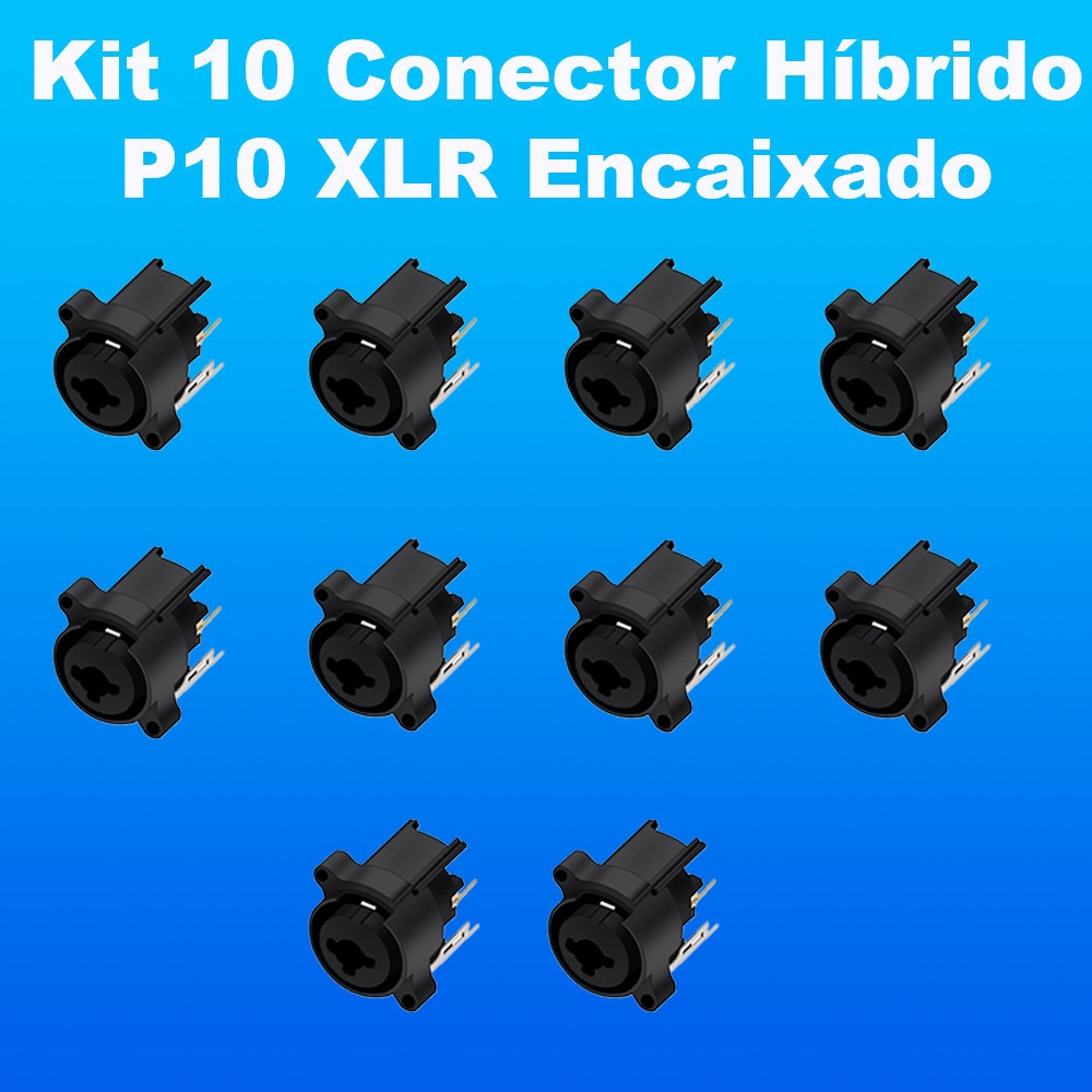 conector p10 em Promoção na Shopee Brasil 2026