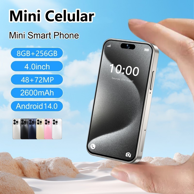 Mini smartphone 8 + 256 Gb 48mpcâmera Frontal Para Celular ...