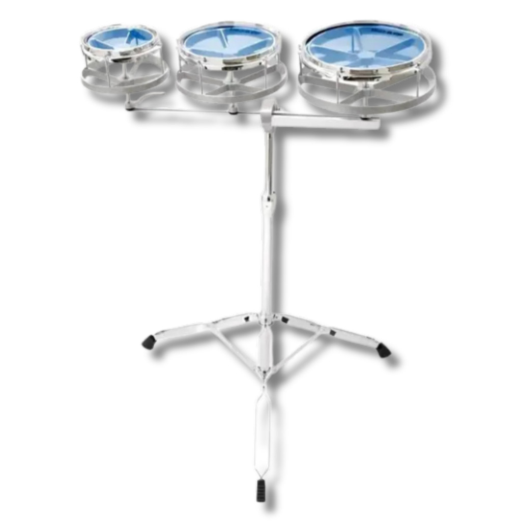 Ro Tom Tom 6 8 10 Metal Cromado Com Estante Turbo JBCT6810