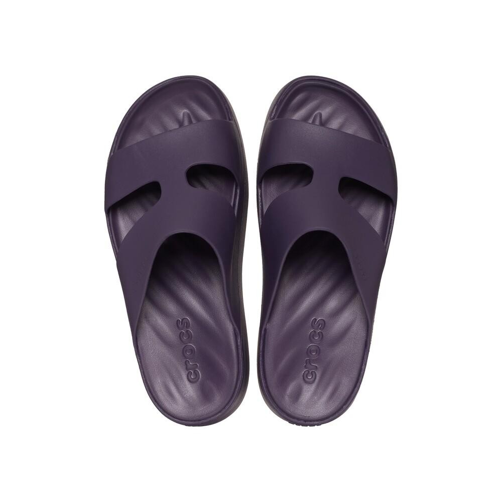 Sandália crocs getaway platform h-strap dark iris | Shopee Brasil
