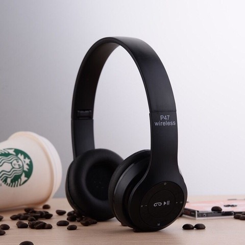 Fone P47 Headphone Sem Fio Estéreo Redução de Ruídos Bluetooth 5.0 Universal — foto 1 — Achou Levou Brasil
