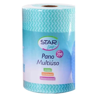 Pano de Limpeza Multiuso em Tnt 200 Folhas 20x30 cm em Oferta na Shopee