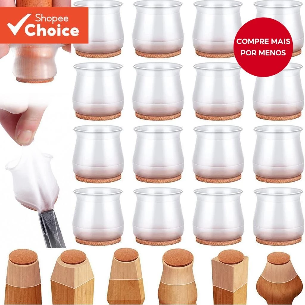 Protetores De Chão Para Perna De Cadeira