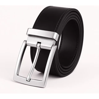 Cinto Dupla Face 2 Em 1, Masculino 120cm Preto e Marrom Premium Estilo Adulto Elegante e Moderno